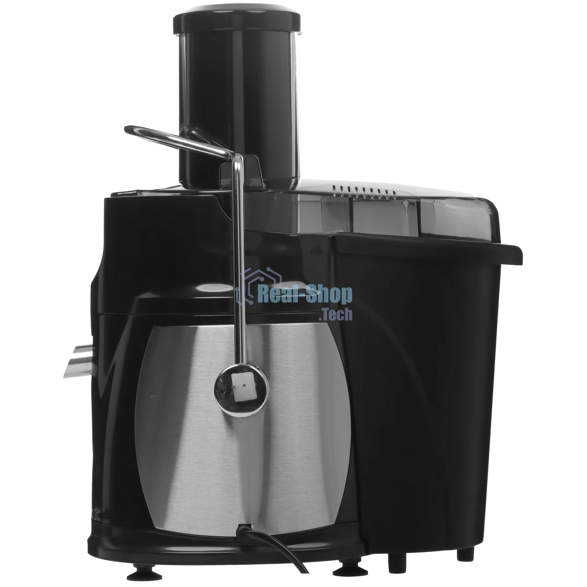 Соковыжималка Kelli KL-5091 чёрный/серебристый, центробежная, 1100 Вт, 1000 мл, механическое