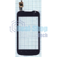 Сенсорное стекло (тачскрин) для Philips Xenium W6350, черное
