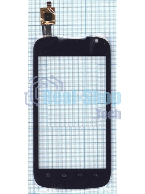 Сенсорное стекло (тачскрин) для Philips Xenium W6350, черное