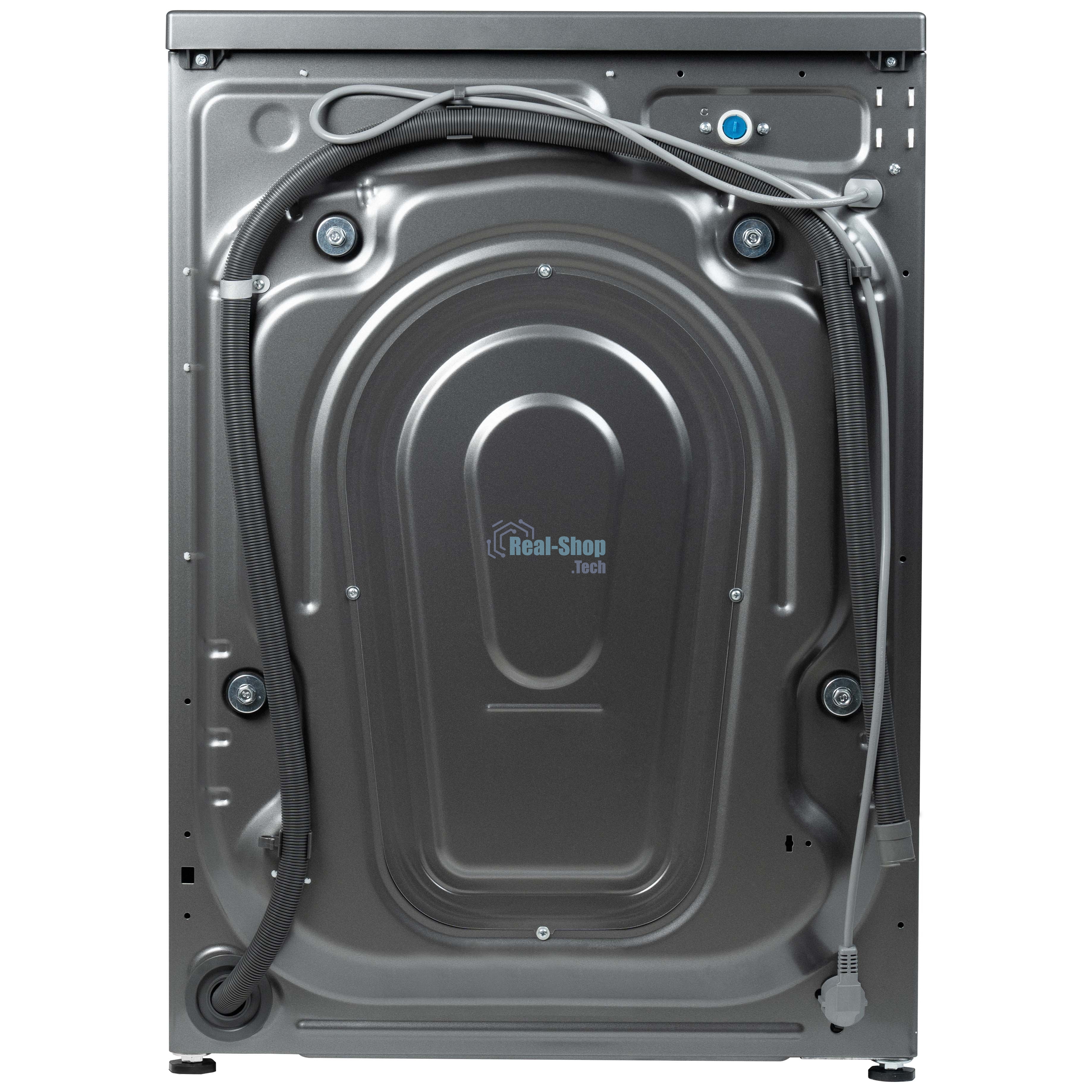 Стирально-сушильная машина Бирюса WMD-SM812/03 M металлик, загрузка фронтальная 8 кг, 1200 об/мин, класс: А+++