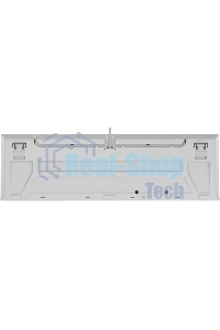 Клавиатура проводная A4Tech Fstyler FS100 Neon, USB, синий/белый