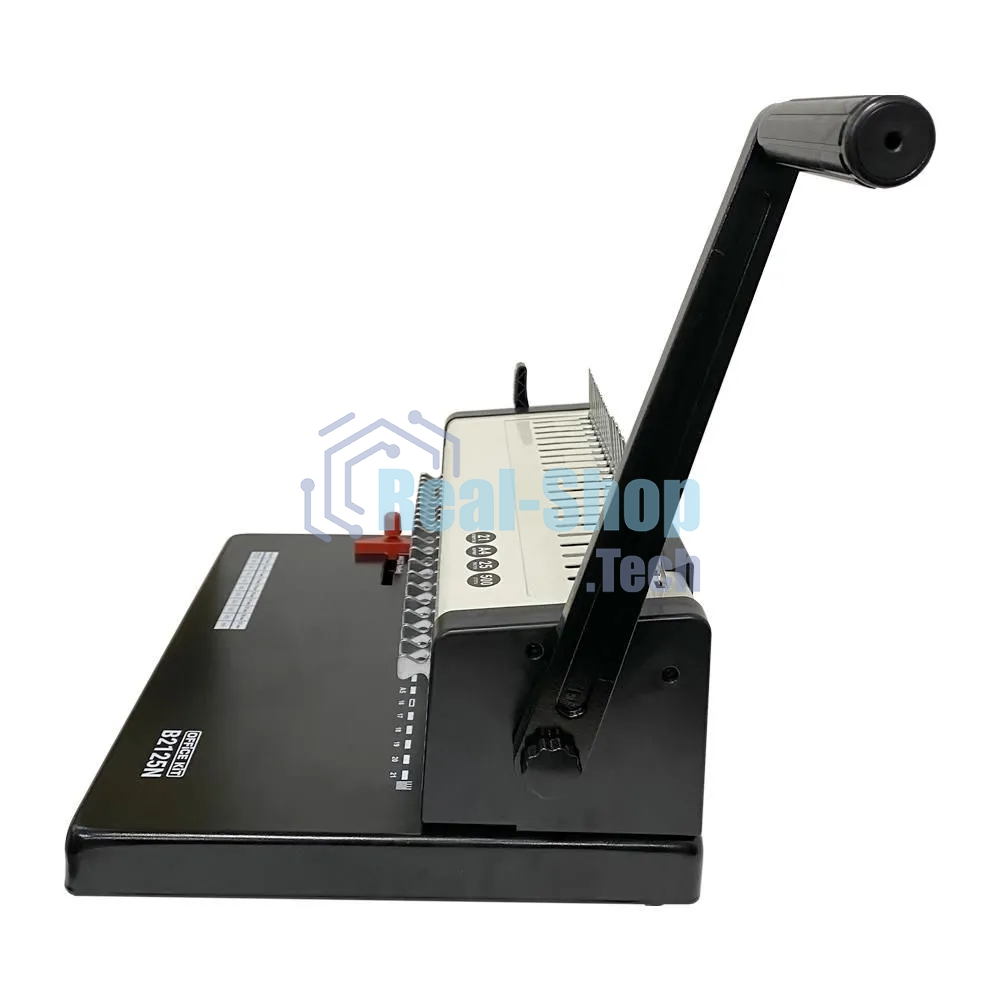 Переплетчик Office Kit B2125N A4/перф.23л.сшив/макс.500л./пластик.пруж. (4.5-51мм)