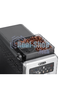 Кофемашина автоматическая BQ CM9003 серебристый/черный, исп. кофе - зерновой, 2 л, 1450 Вт, 15 бар