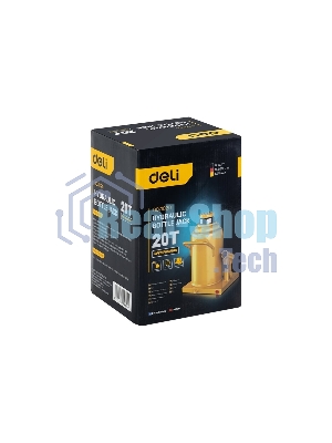 Домкрат бутылочный гидравлический Deli DQ71020 макс.грузоподъемность 20 т