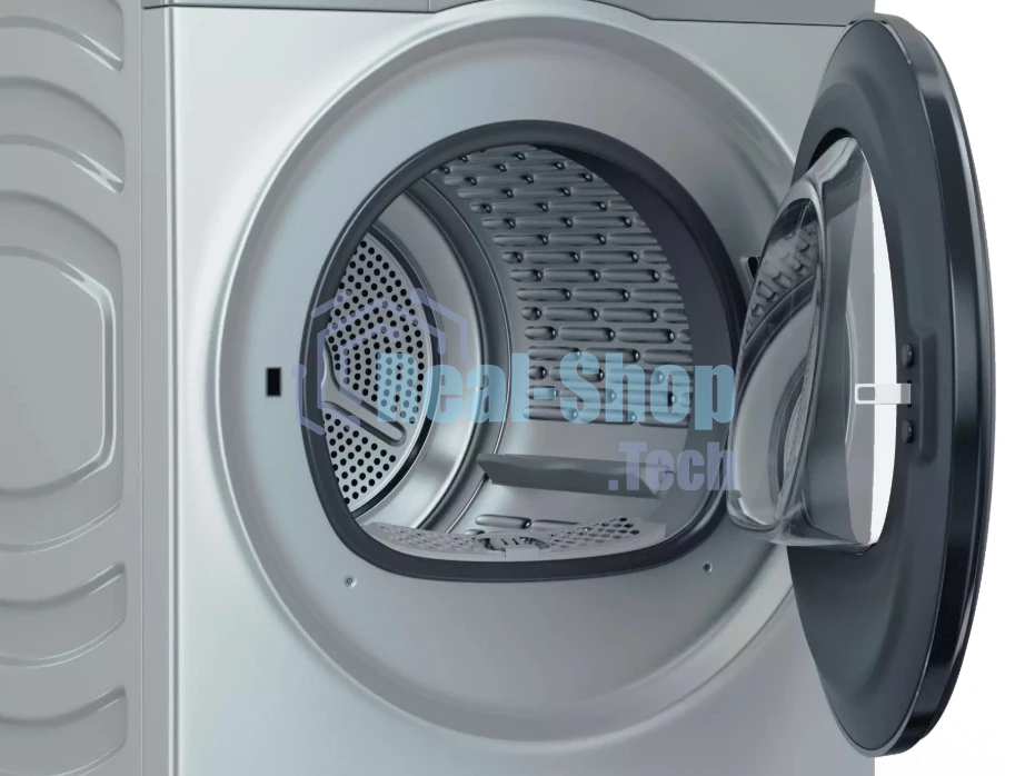 Сушильная машина Haier HD90-A2929AS серебристый, 9 кг, сушка - конденсационная, программ - 15, 59.5 x 84.5 x 60 см