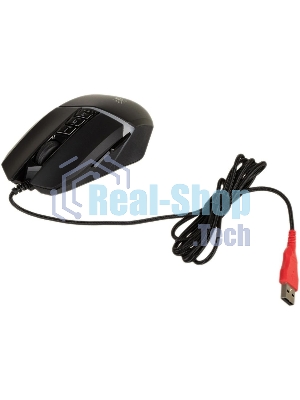 Мышь проводная A4Tech Bloody W60 Max черный, 10000 dpi, USB, кнопки - 10