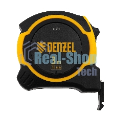 Рулетка Denzel 3м х 16мм, двухкомп. корпус, магнитный обрезиненный зацеп