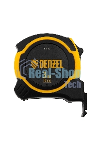 Рулетка Denzel 3м х 16мм, двухкомп. корпус, магнитный обрезиненный зацеп