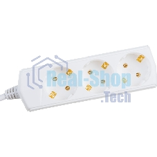 Удлинитель 3х5 м с заземл. 10А 250В У03 GENERICA 2P+PE 3х1 кв.мм IEK WYP10-10-03-05-Z-G