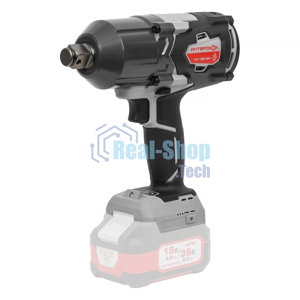 Гайковерт аккумуляторный ударный ИНТЕРСКОЛ GAU-1200/36VE