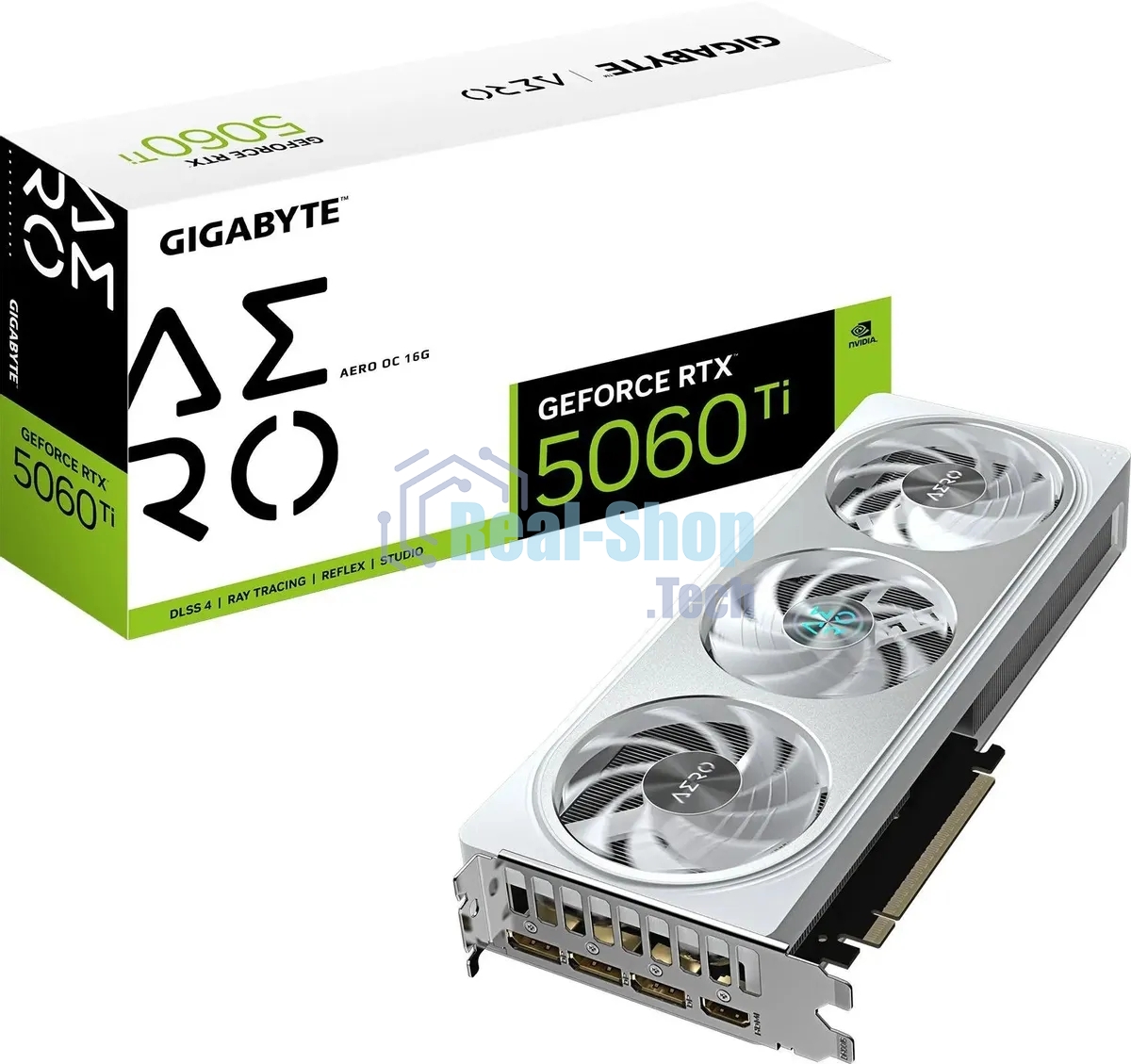 Видеокарта Gigabyte RTX 5060TI 16Gb GV-N506TAERO OC-16GD PCIE16
