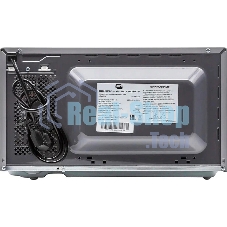 Микроволновая печь General Electronics GE-MS120S серебристый, 20 л, 700 Вт, переключатели - поворотный механизм
