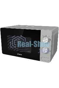 Микроволновая печь Gorenje MO20E1S серебристый, 20 л, 800 Вт, переключатели - поворотный механизм