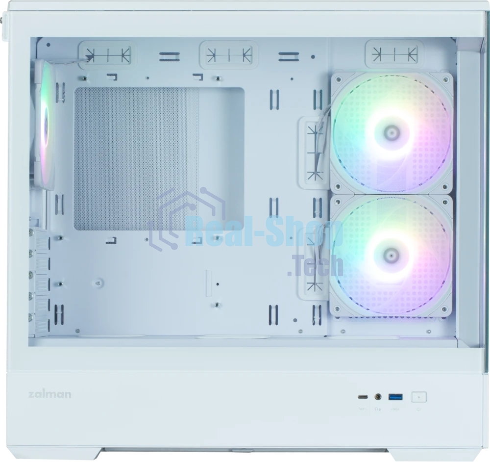 Компьютерный корпус ZALMAN P30 V2, MATX, белый, WINDOW, 2x3.5