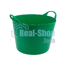 Ведро Сибртех гибкое сверхпрочное, 40 л, зеленый