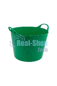 Ведро Сибртех гибкое сверхпрочное, 40 л, зеленый