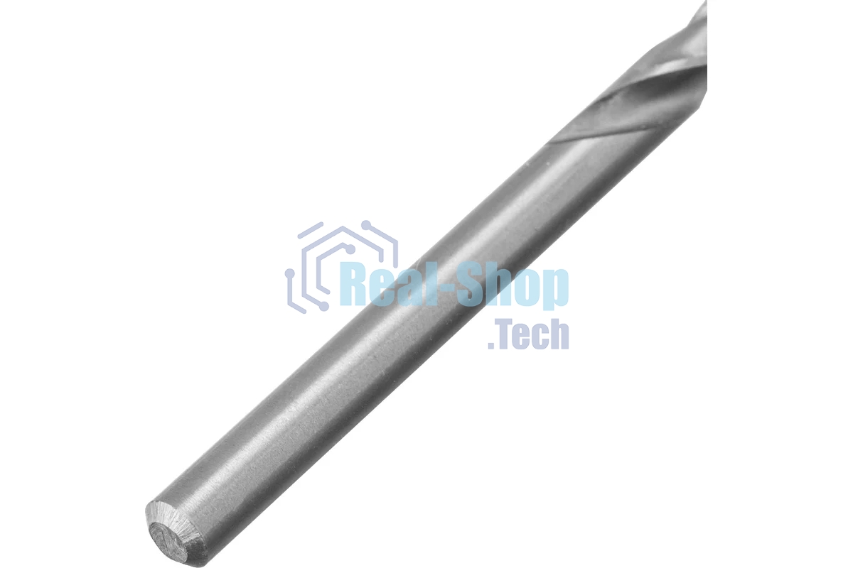 Сверло спиральное по металлу Denzel 4,5 x 80мм, Р6М5, Golden Tip