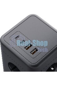 Сетевой фильтр Defender ILS 453 (3 м, 8 розеток, 2USB-A, 2USB-C)