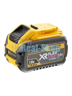 Аккумулятор DeWalt DCB548-XJ 54 В XR FLEXVOLT Li-Ion, нарпяжение: 18 и 54 В, 12.0 А·ч, XR 18.0 В