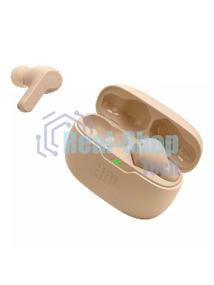 Наушники TWS JBL Wave Beam песочный, внутриканальные, Bluetooth, быстрая зарядка, до 8 ч