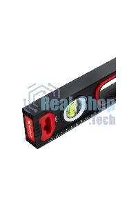 Уровень алюминиевый Matrix, усиленный, фрезерованный, 3 глазка, 2 комп. рукоятки, 600 мм