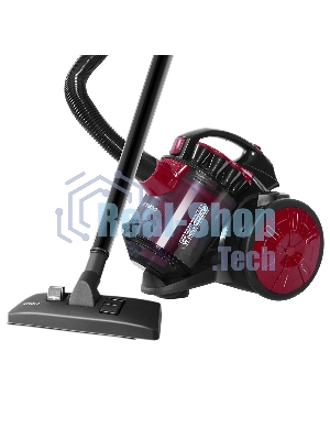 Пылесос Centek CT-2531 красный/черный, 350/1800 Вт, уборка сухая, пылесборник контейнер 1,5 л