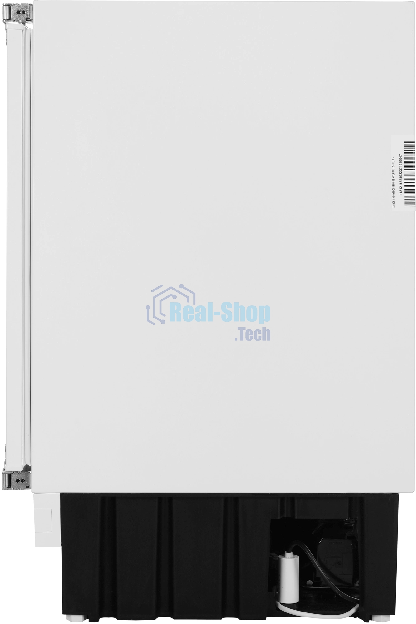 Холодильник Hyundai HBR 0812 белый однокамерный 98/17л морозилка сверху, ручное