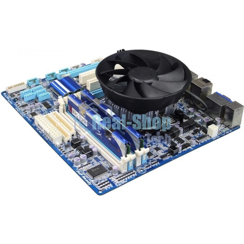 Кулер для процессора DEEPCOOL GAMMA HUNTER V2 черный/серебристый, 120 мм, алюминий, 1600 об/мин, 21 дБ, 3 pin, 95 Вт, 63.5 мм GAMMAHUNTER