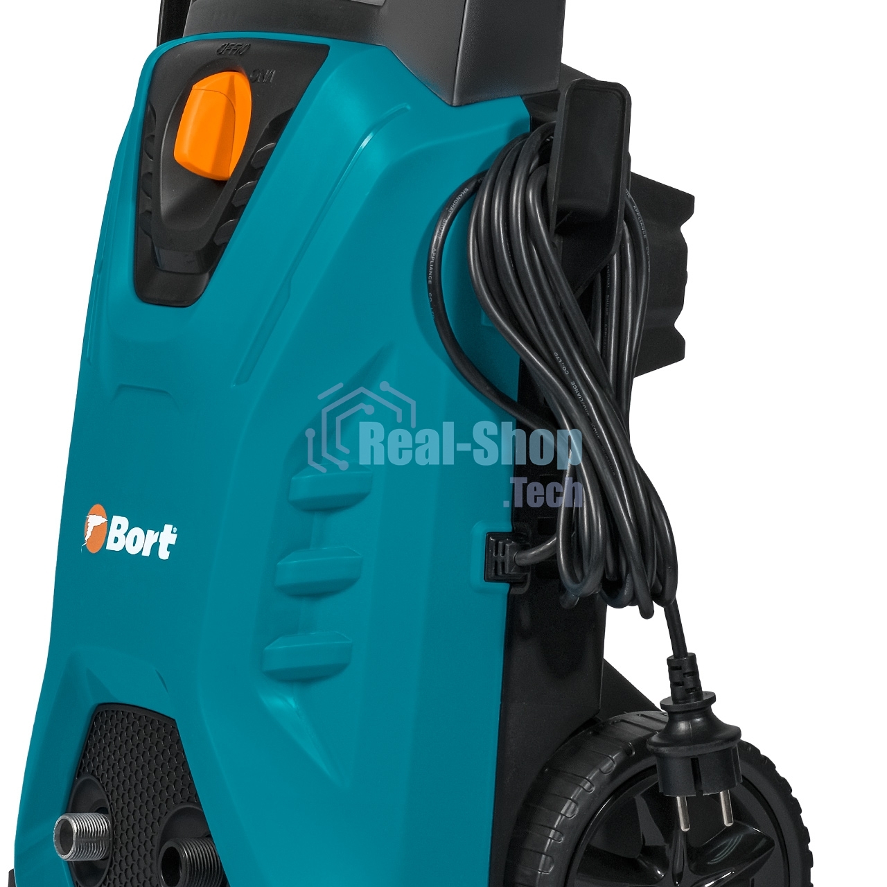 Мойка высокого давления Bort BHR-2300-PRO 93416299 2300 Вт, максимальное давление 170 бар, рабочее давление 130 бар, 8 л/мин, 7.4 кг, набор акссесуаров 10 шт