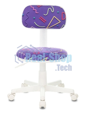 Кресло Бюрократ CH-W201NX Sticks 08 фиолетовый, ткань, 120 кг