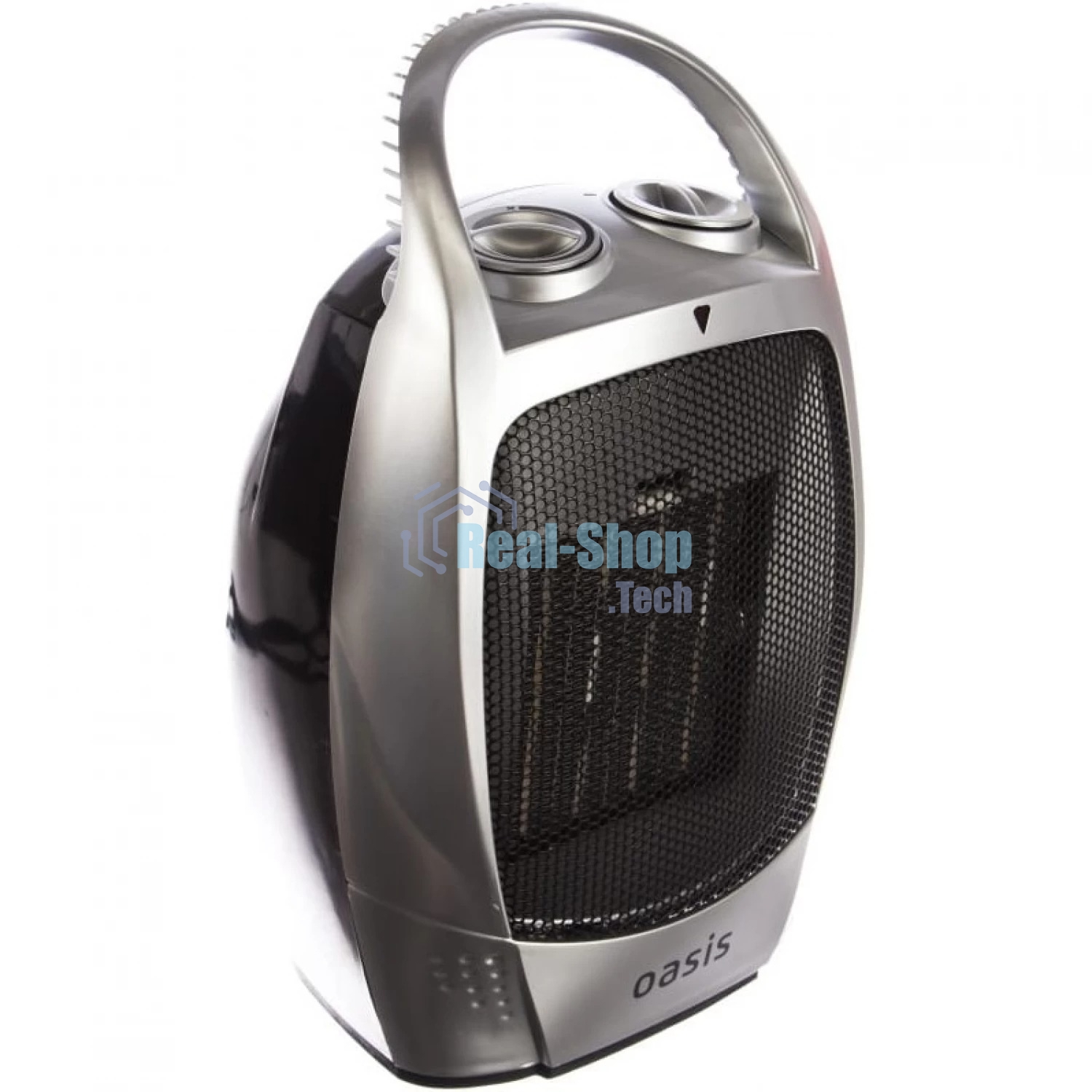 Тепловентилятор Oasis KS-15 серый, 1500 Вт, 20 м2