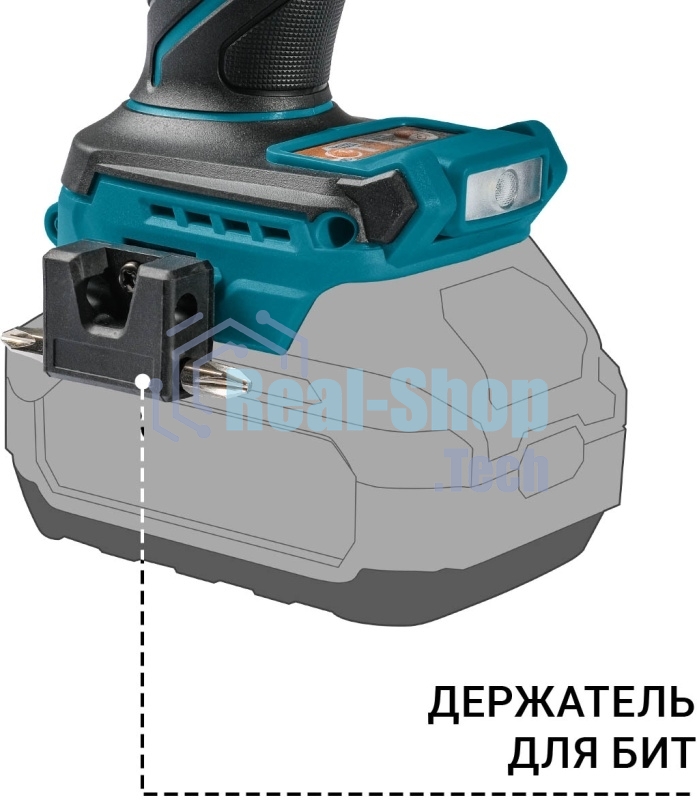 Дрель-шуруповерт Bort BAB-21X, Аккумуляторная, 18В, Без АКБ и ЗУ, Ударная