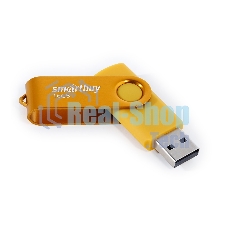 Флешка USB Smartbuy R/W (SB016 Gb2TWY) UFD 2.0 016 Gb Twist желтый