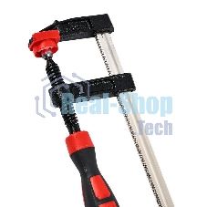 Струбцина F-образная усиленная Deli DL110515Z 150x50 мм, макс. усилие зажима 2000N, резьба 12мм