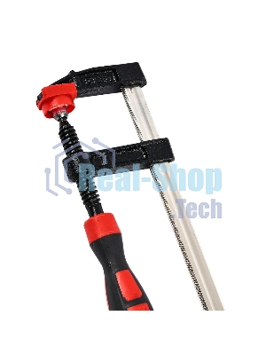 Струбцина F-образная усиленная Deli DL110515Z 150x50 мм, макс. усилие зажима 2000N, резьба 12мм