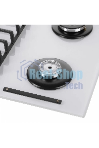 Газовая варочная панель Maunfeld EGHG.64.6CW/G, 4 конфорки, закаленное стекло, белый