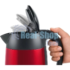 Электрочайник Bosch TWK3P424 красный, 1.7 л, 2400 Вт, скрытый нагревательный элемент