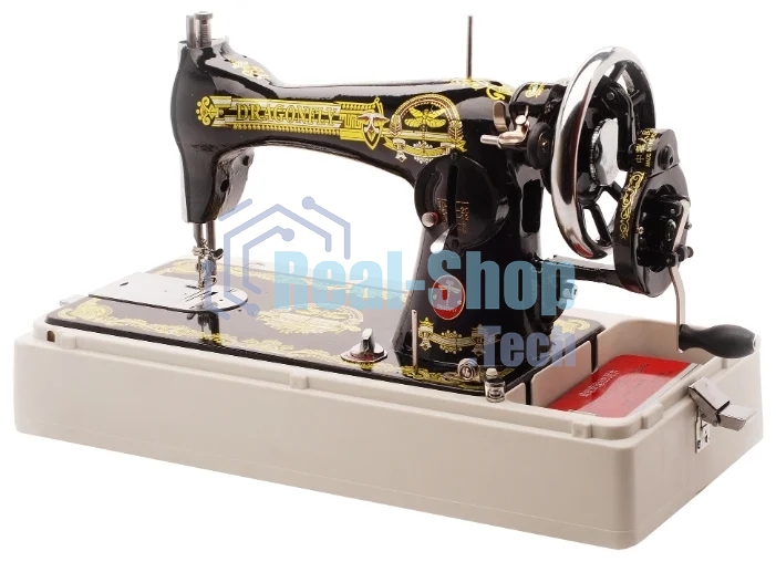 Швейная машина Dragonfly JA2-2, 1 операция, жест.чехол, доп.столик, метал.станина, ручная