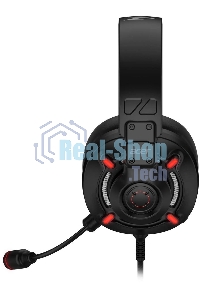 Гарнитура проводная с микрофоном мониторные оголовье Acer Nitro OHW306 черный ZL.HDSEE.00E