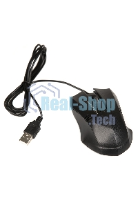 Мышь проводная Nakatomi MON-04U черный, 800 dpi, USB, кнопки - 3