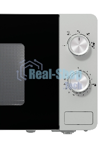 Микроволновая печь Gorenje MO20E1S серебристый, 20 л, 800 Вт, переключатели - поворотный механизм