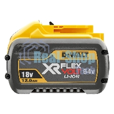 Аккумулятор DeWalt DCB548-XJ 54 В XR FLEXVOLT Li-Ion, нарпяжение: 18 и 54 В, 12.0 А·ч, XR 18.0 В