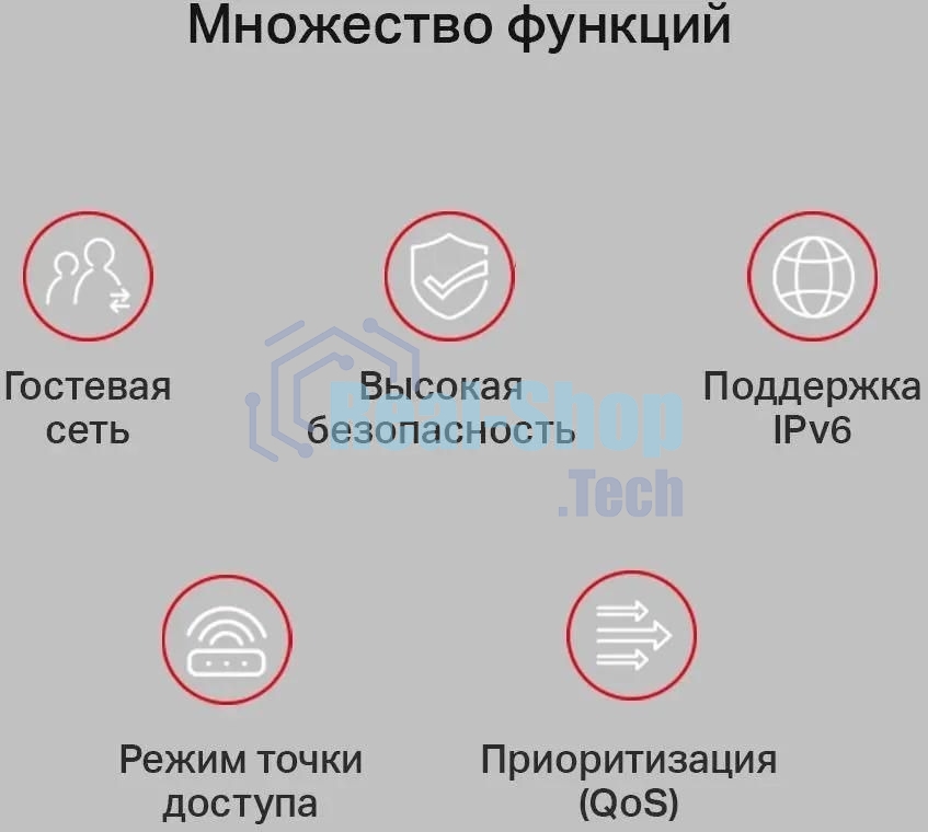 Роутер беспроводной Mercusys AC10 AC1200 10/100BASE-TX белый