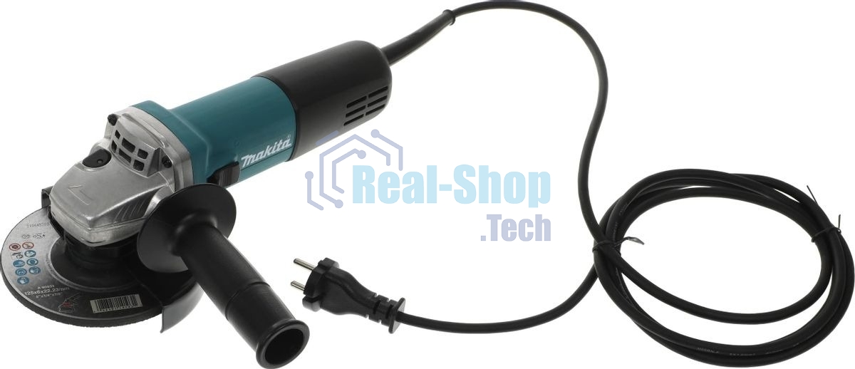 Угловая шлифовальная машина машина Makita 9558HNR 840Вт 11000об/мин рез.шпин.:M14 d=125мм