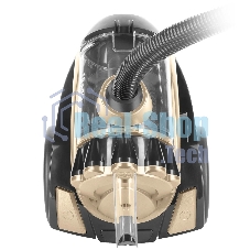 Пылесос Eurostek EVC-3002 черный/бежевый, 400/2200 Вт, уборка сухая, пылесборник контейнер 2.5 л