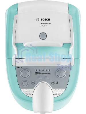 Пылесос Bosch BWD420HYG голубой, 2000 Вт, уборка сухая/влажная, пылесборник контейнер 3,5 л