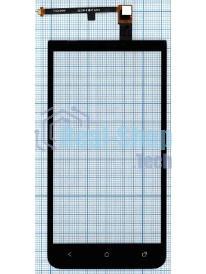 Сенсорное стекло (тачскрин) для HTC One XC X720d, черное