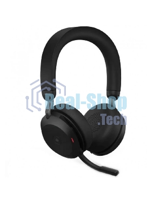 Гарнитура беспроводная Jabra Evolve 2 75, Link380a MS Stereo Stand черный