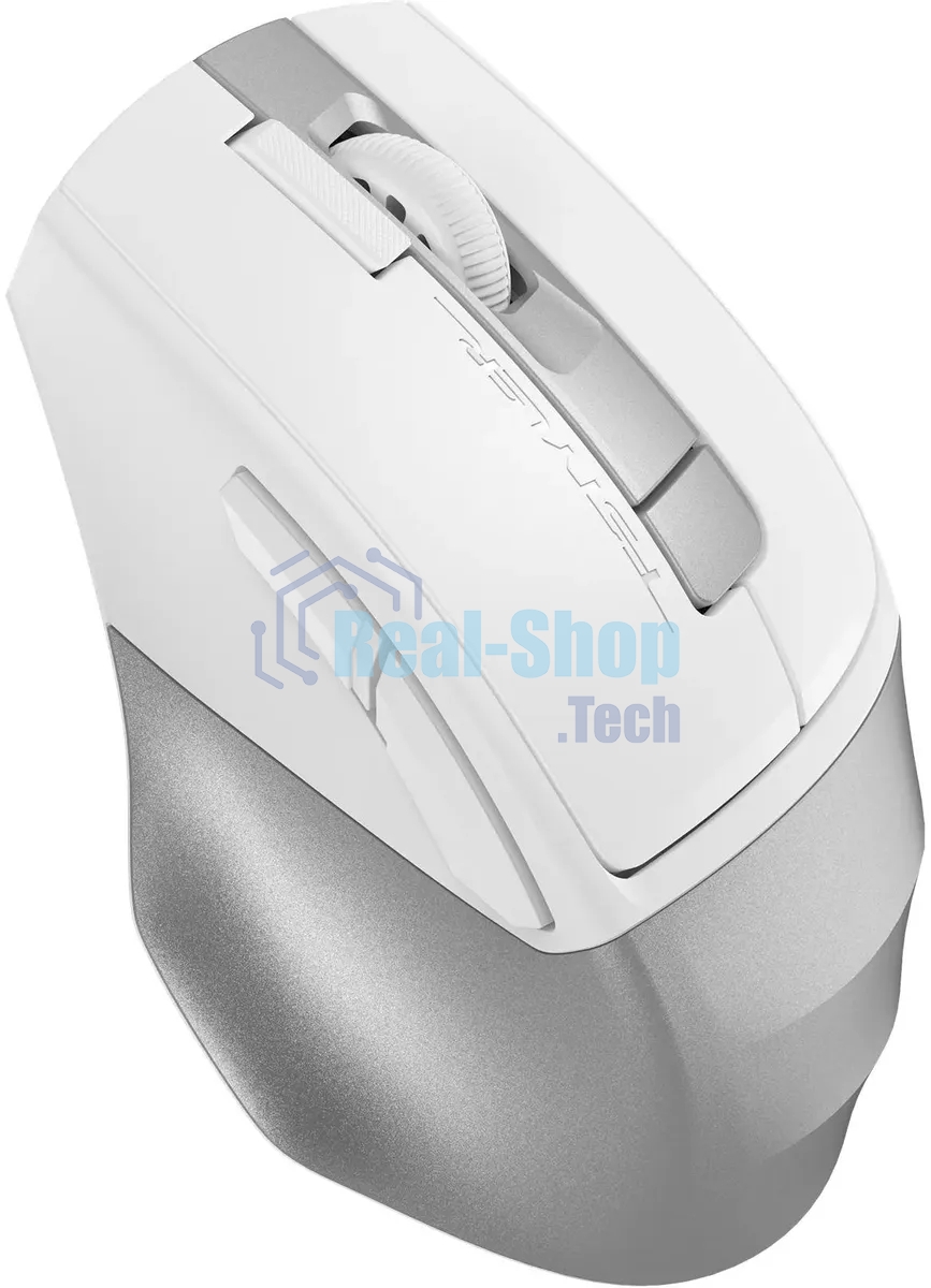 Мышь беспроводная A4Tech Fstyler FG45CS Air2 белый/серебристый, 2000 dpi, радиоканал, USB, кнопки - 7