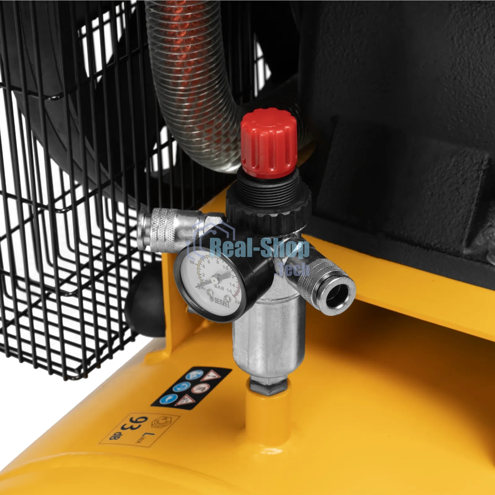 Компрессор воздушный Denzel рем. привод BCV 5500-T/200, 5,5 кВт, 200 литров, 850 л/мин